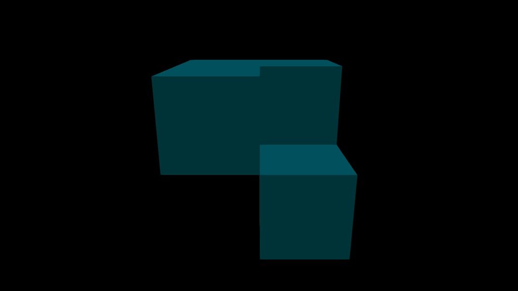 Puzzle Cube Blue Part JZ