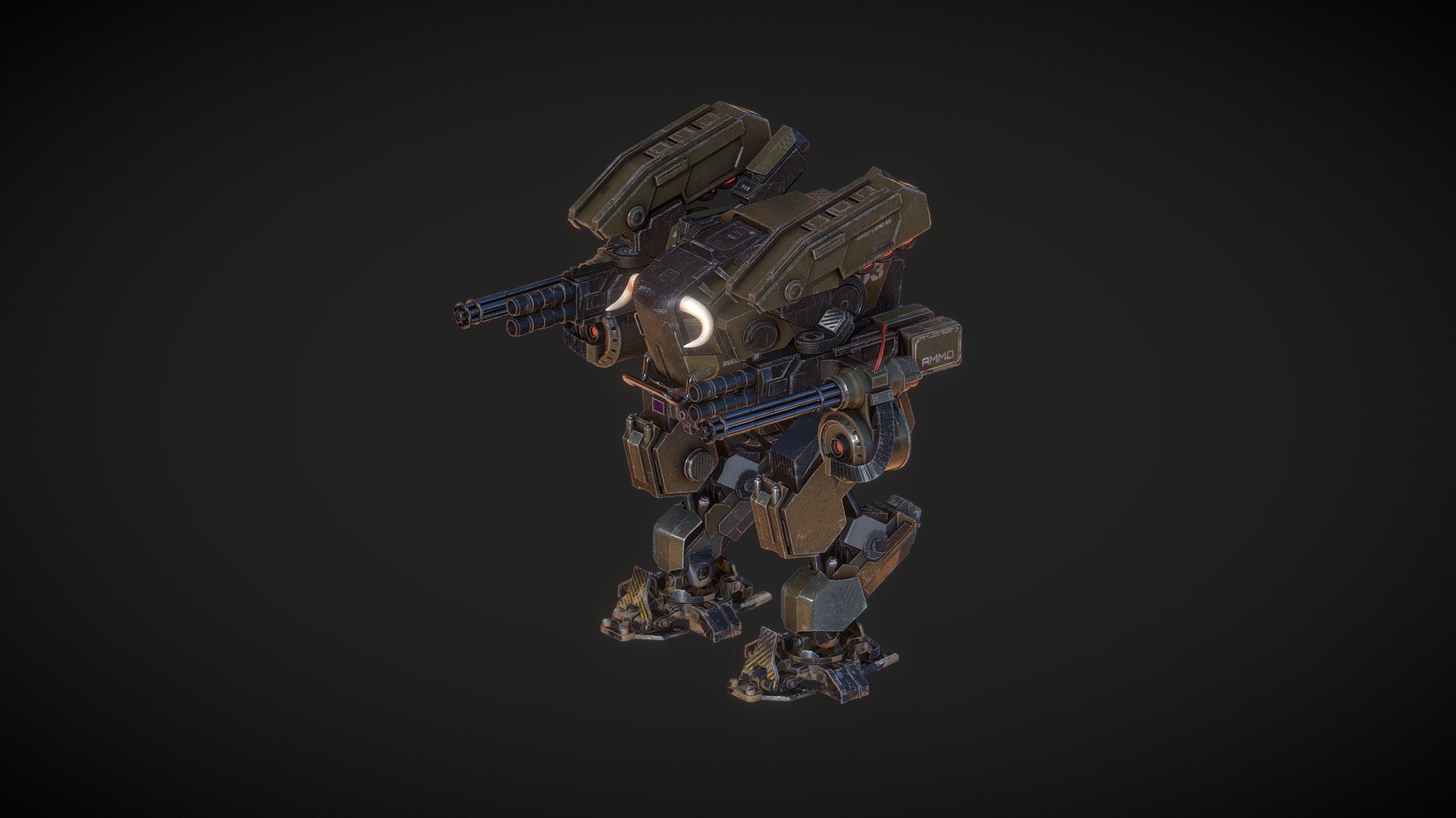 KAINO MECH - GAME READY 3D MODEL