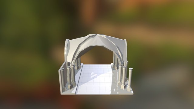Capilla Gotica 3D Model