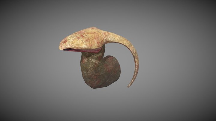 Dragon Head Bust 3D Model