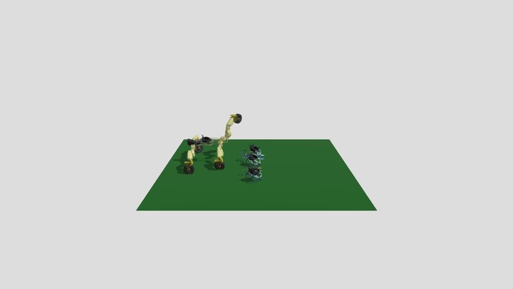 5 version of wheelchair 3D Model