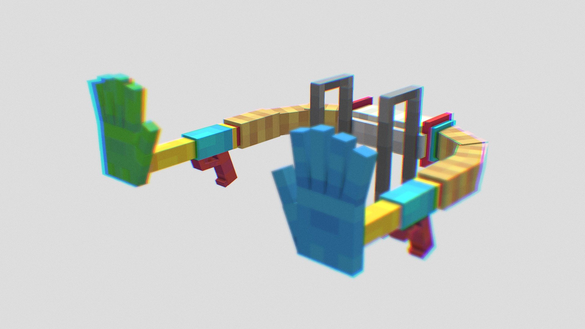 Zac on X: Grab Pack is done! #Minecraft #b3d #3D #PoppyPlaytime #model   / X