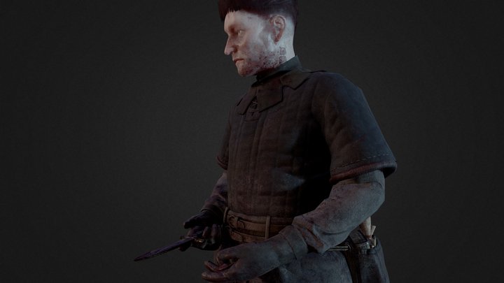 "Blood Moor Mercenary" (Diablo 2 Inspired Art) 3D Model