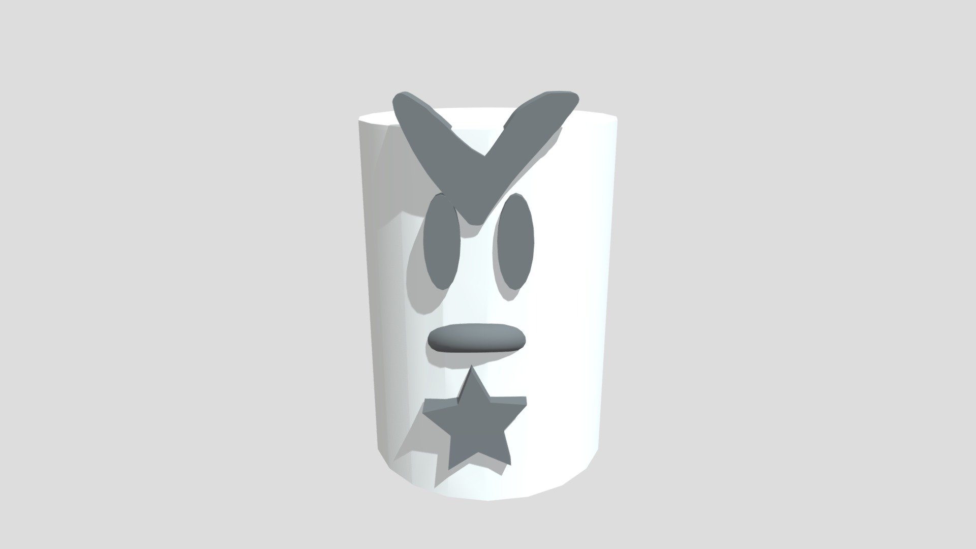 Evil Marshmallow - 3D model by Isaac (@Isaakoff) [e6aa179] - Sketchfab