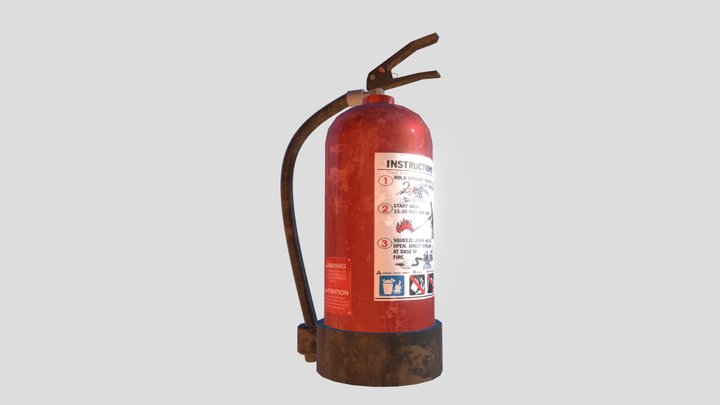 fire extinguisher 3D Model