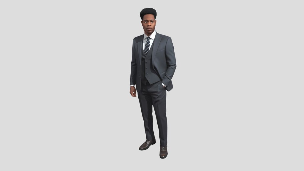 Confident Professional in a Three-Piece Suit