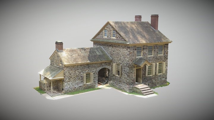 Washington's Headquarters, Valley Forge, PA 3D Model
