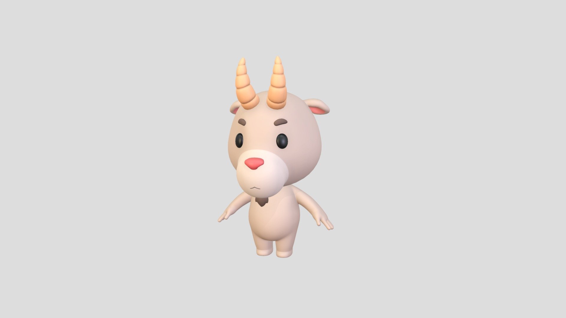 Character166 Goat - Buy Royalty Free 3D model by BaluCG [e6ac188 ...