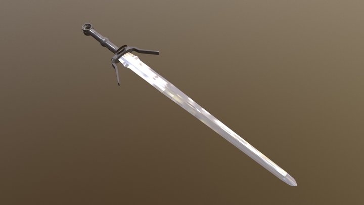Witcher Style Sword (Work in progress) 3D Model