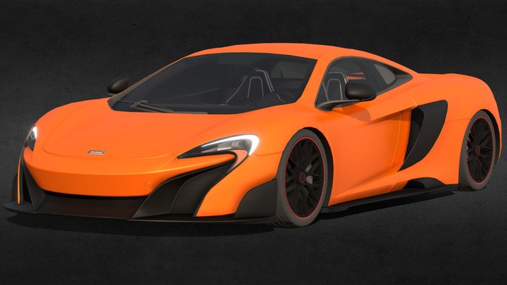 Mclaren 675LT 3D Model