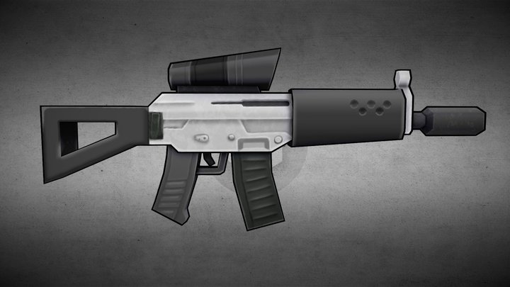 【A series of Mini Weapon】SIG SG 552 3D Model