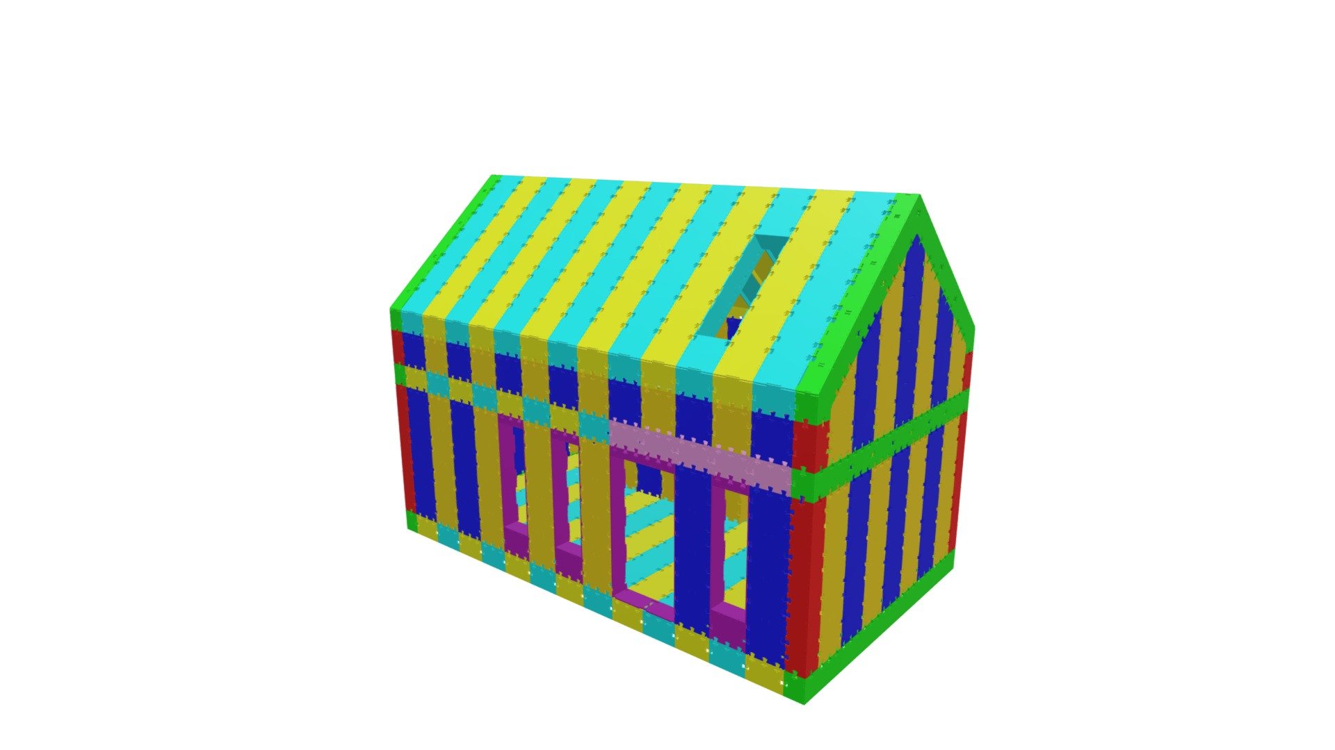SINGLE HOUSE | 250-V.0.2.0-S-MEZ-46.5 | Blocks — Sketchfab embed 3D viewer