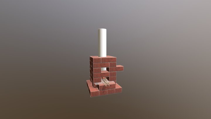 Rocket Stove 3D Model