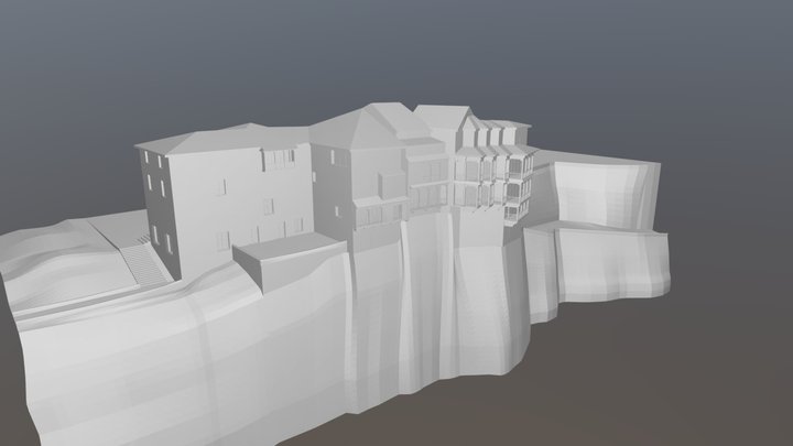 Hanging Houses (Casas Colgadas) 3D Model