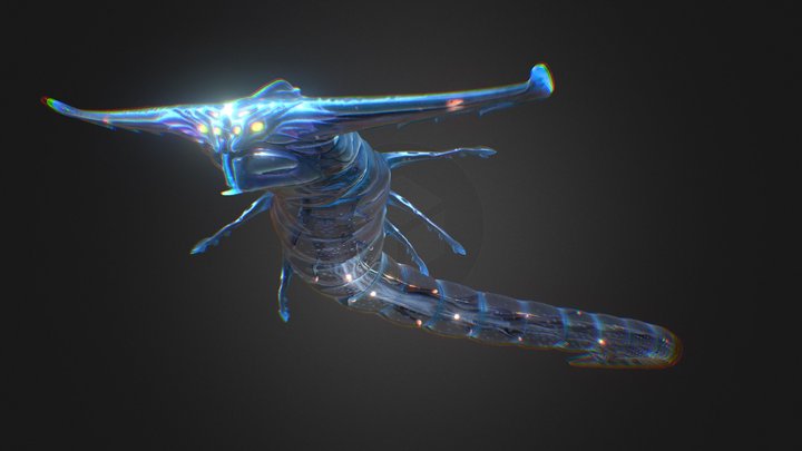 Ghost Leviathan 3D Model