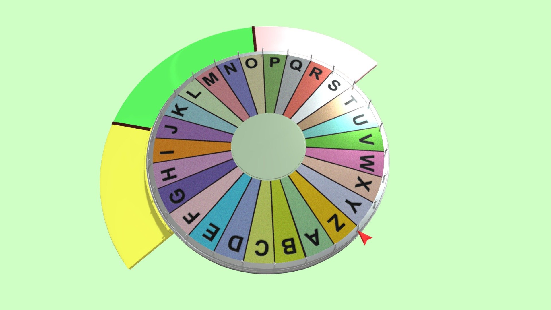 Fortune_Wheel - 3D model by Raj Chavada (@rajchavada2021) [e6ae5ce ...