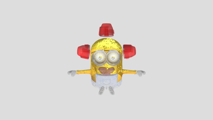 Mobile - Despicable Me Minion Rush - Alarm Minio 3D Model