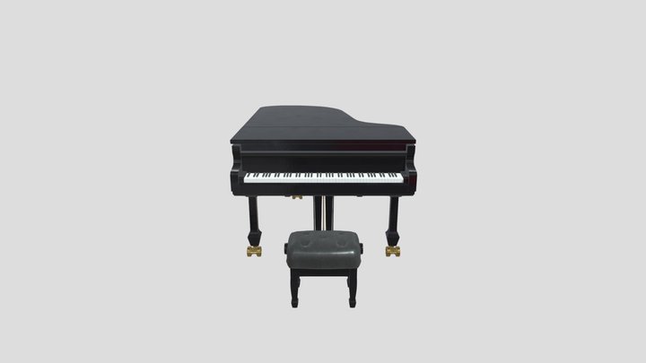 Grand Piano 3D Model