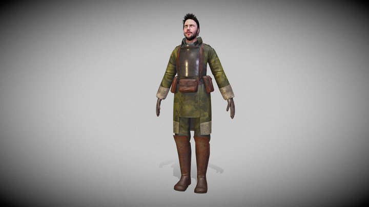 Videogame character 3D Model