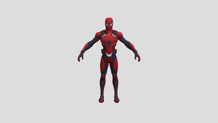 Spiderman Zero Skin 3D Model
