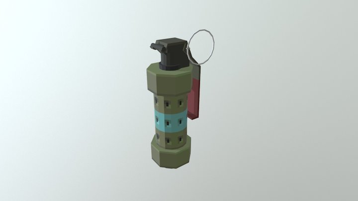 Stun Grenade 3D Model