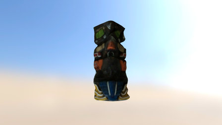 Mexico totem 3D Model