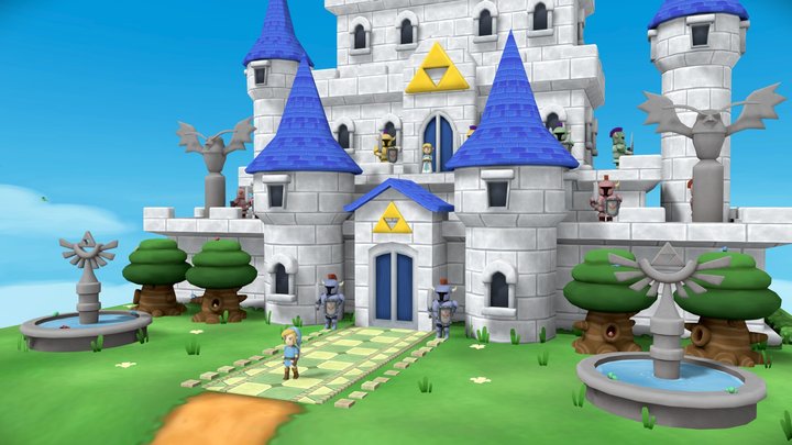 A Link to the Wild - Hyrule Castle 3D Model