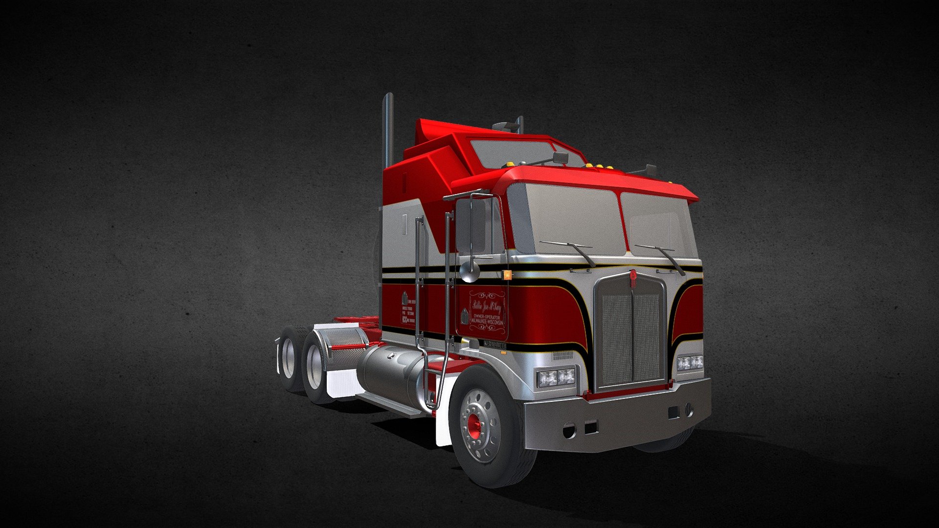 Kenworth K100 Aerodyne 3d Model By Bansheewoj E6b2a7b Sketchfab