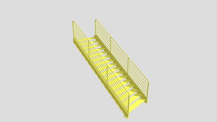 ESCADA_LANCE_TUBULAR_PART 3D Model