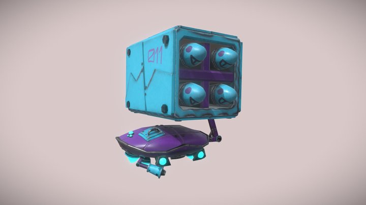 Crab Tank 3D Model