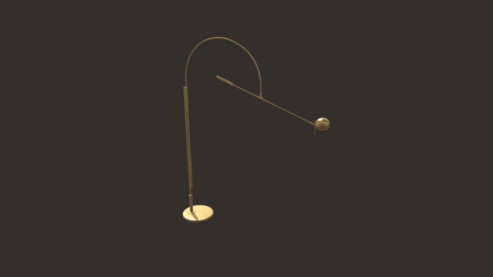 ORBITER II™ GRAND FLOOR LAMP 3D Model