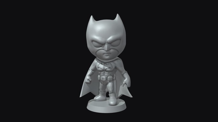 🦇 CHIBI BATMAN STL 🦇 3D Model