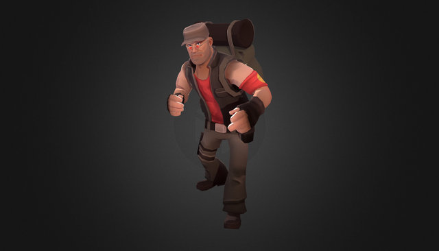 Commando tf2 3D Model