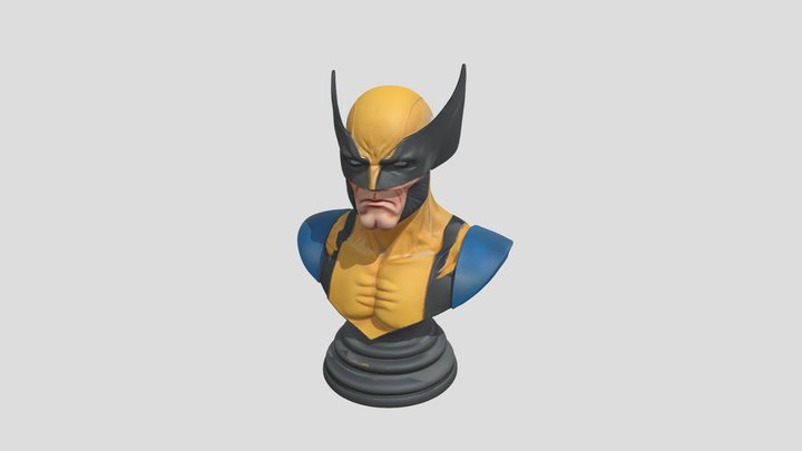 Wolverine chess piece 3D Model