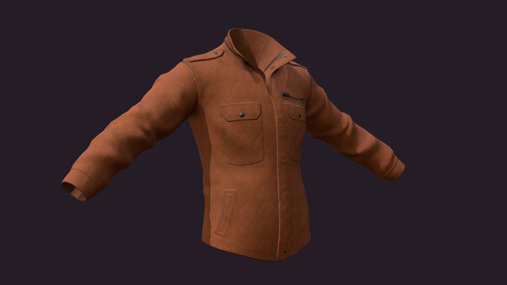 Denim Jacket 3D Model