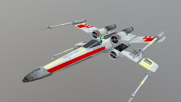 Star Wars; X-wing Fighter 3D Model