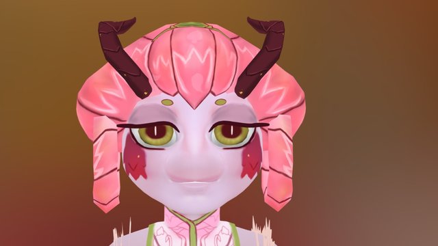 Carnation Kirin 3D Model 3D Model