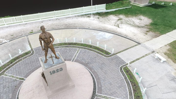 1823 Monument- Guyana 3D Model