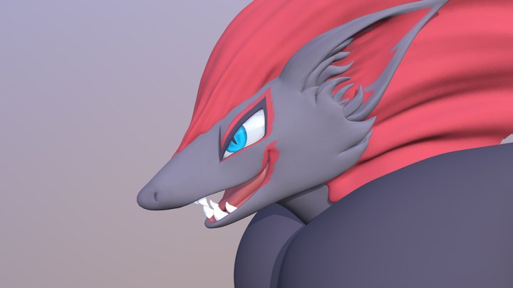 Zoroark Zbrush Sculpt (Download) 3D Model