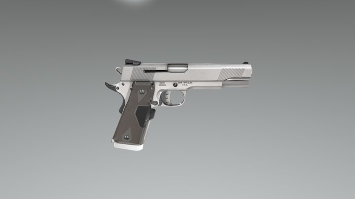 Handgun 3D Model