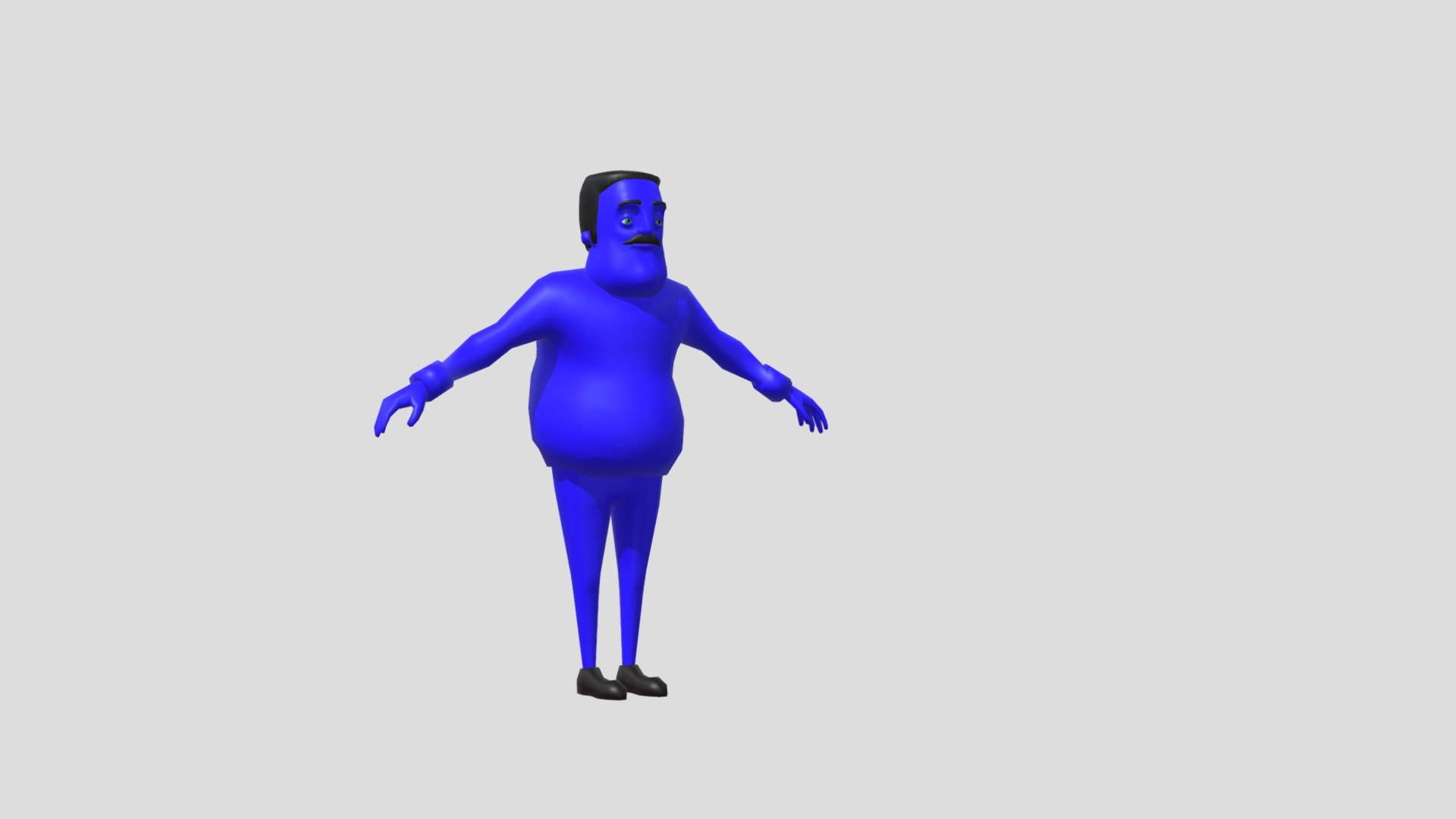 Hello Neighbor Devgamm Blue - 3D model by mertseher [e6bc0dd] - Sketchfab