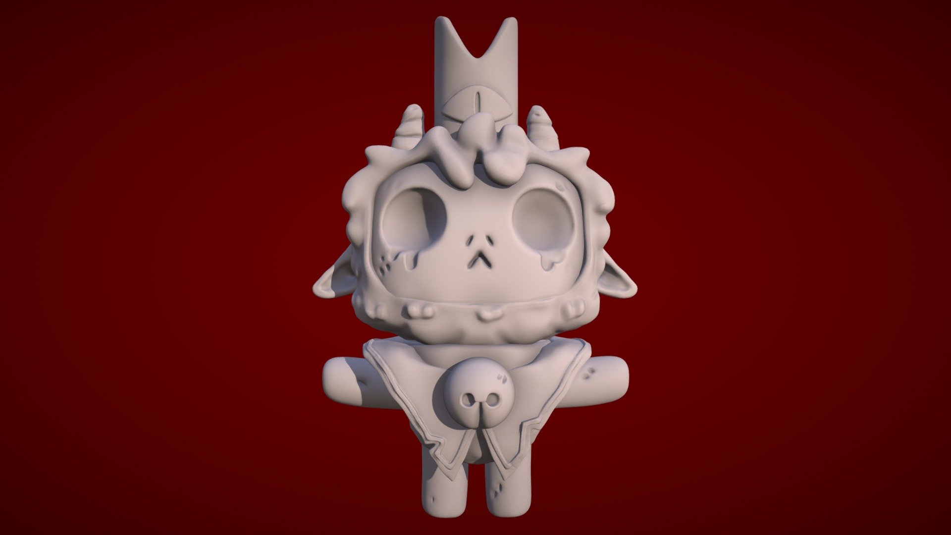 Cult of the Lamb - The Lamb 3D Printable Figure 3D Print Model in Monsters  & Creatures 3DExport