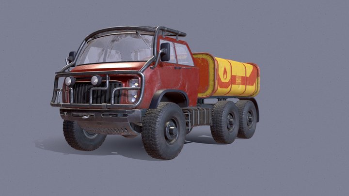 BAZ-732 "Barkhan" 3D Model