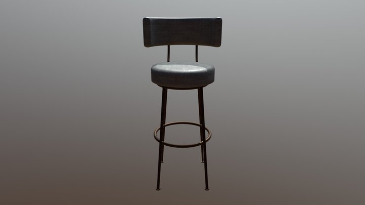 Hudson Stool 3D Model
