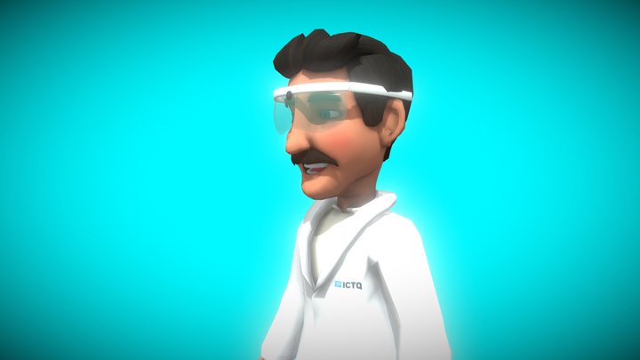 Cientista Farmacêutico | Scientist Pharmacy 3D Model