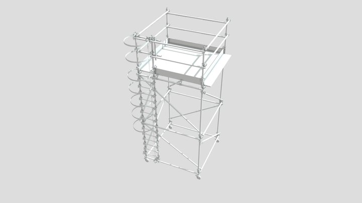 Projeto Exemplo - Uso de Rodízios 3D Model