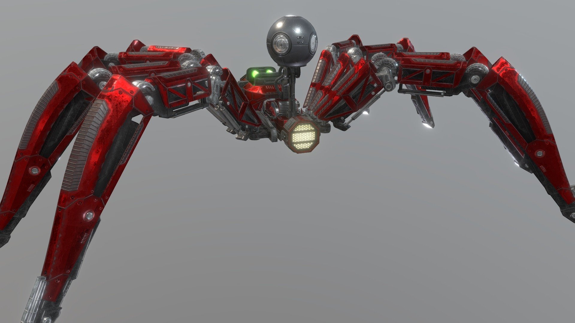 Robot Spider 3d Model By Leonardo Polichuth Leopolichuth E6bdf82