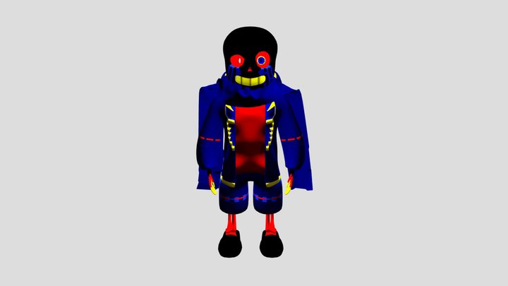 Error Sans 3D Model By Fonray 3D Model