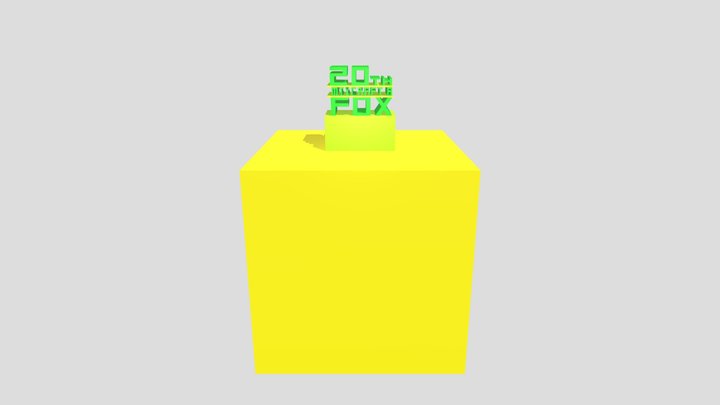 20th Mixcraft 8 Fox Logo Remake 3D Model