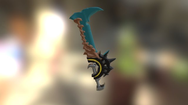 4000 Tris Weapon 3D Model